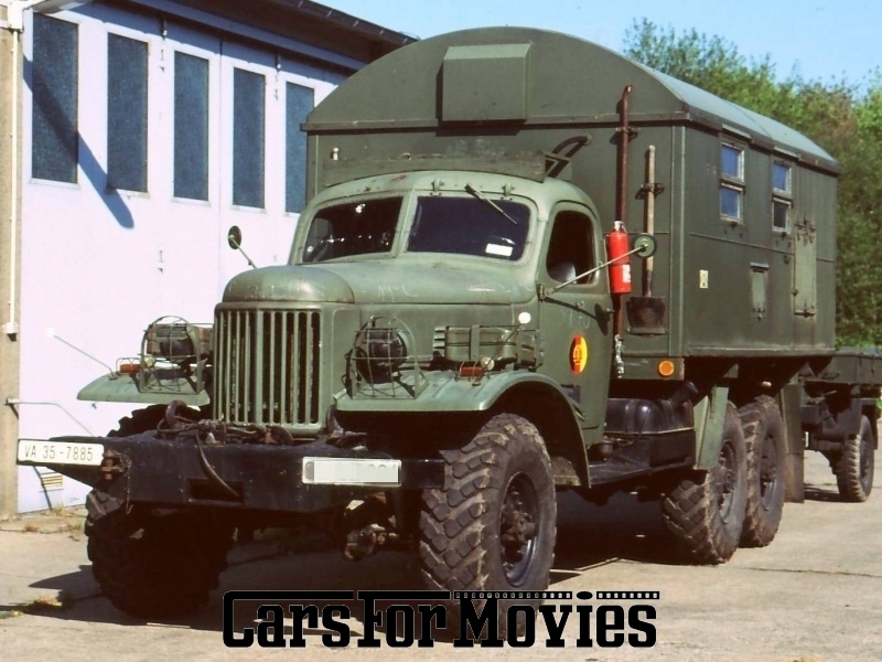 CarsForMovies | Zil 157 k 1965 Russland Grün Grau Militärfahrzeug LKW Schleswig-Holstein 3110 Ostblock Sowjetunion NVA Rote Armee Weltkrieg Koffer Seilwinde